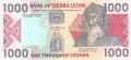 Sierra Leone 1000 Leones, 27. 4.1997